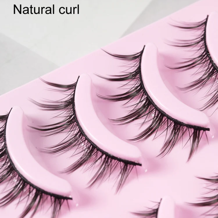 5pairs / Set Little Devil Natural Portable Single Cluster Manga Imitation Eyelashes, Model: 008 - Image 4