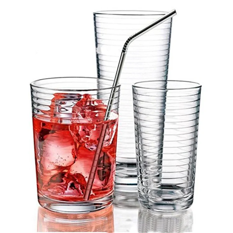 5pcs Reusable Stainless Steel Bent Drinking Straw + Cleaner Brush Set Kit,  215*6mm(Rose Gold) - Image 4