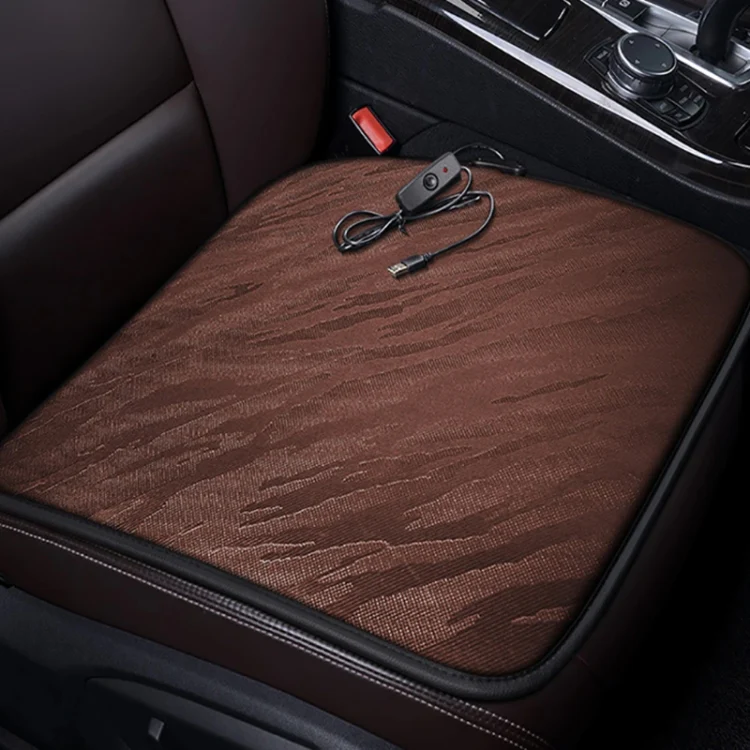 5V Car USB Interface Electric Heating Seat Cushion, Color: Gray - Image 6