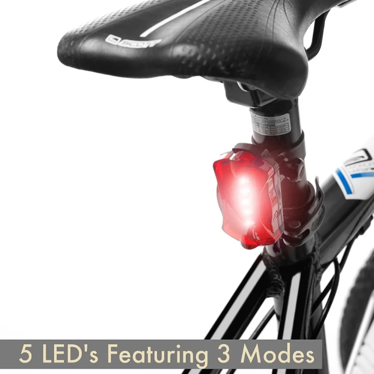 5W Mountain Bike Headlight Charging Zoom Glare Waterproof Flashlight Set Car Headlight x 2 + Taillight x 2 (Set Three) - Image 6
