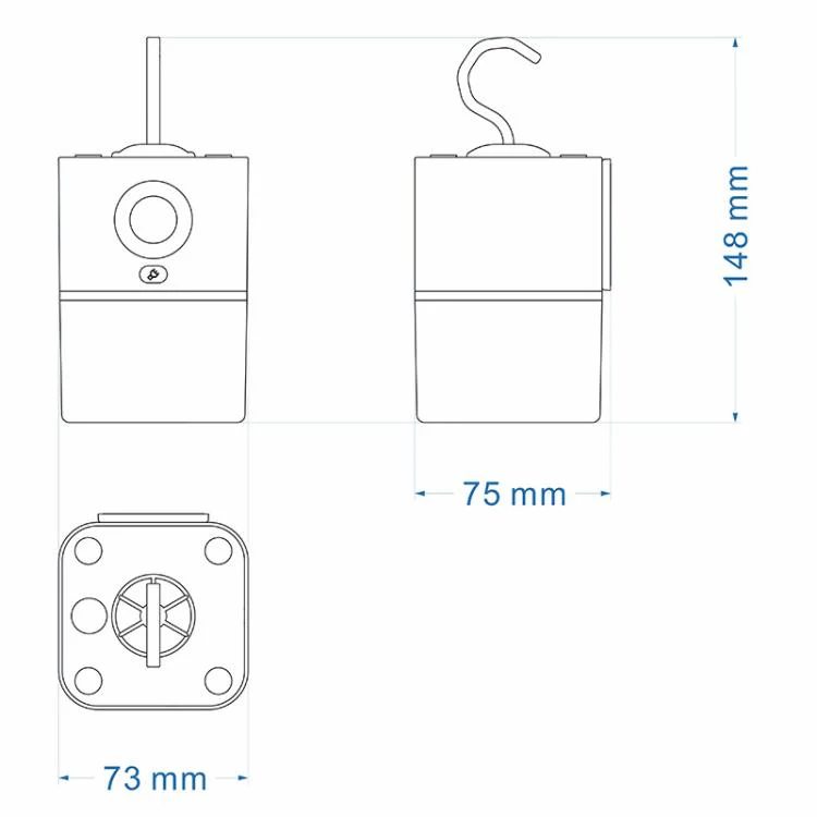 5W Rechargeable Hanging Sensor Night Light for Outdoor Camping(White) - Image 2