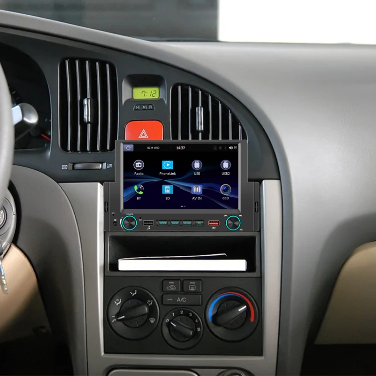 6.2 Inch MP5 Player Single Butt Universal Wired CarPlay Car Monitor, Model: Standard+AHD Camera - Image 12