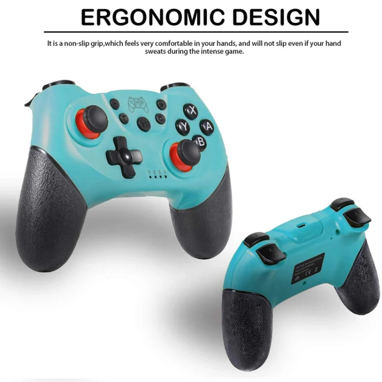 6-axis Bluetooth Joypad Gamepad Game Controller for Switch Pro(Green) - Image 5