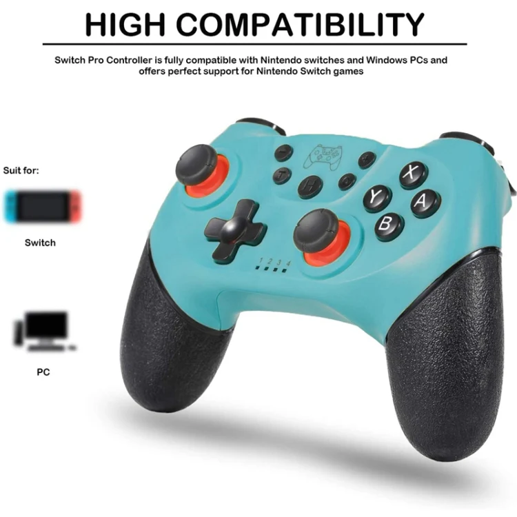 6-axis Bluetooth Joypad Gamepad Game Controller for Switch Pro(Green) - Image 7