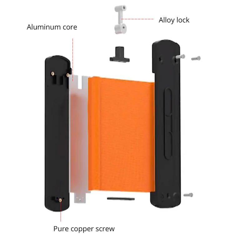 6 inch+10 inch+Straight Ruler+Pencil+Screwdriver Metal Profile Regular Utensils Contour With Lock - Image 4