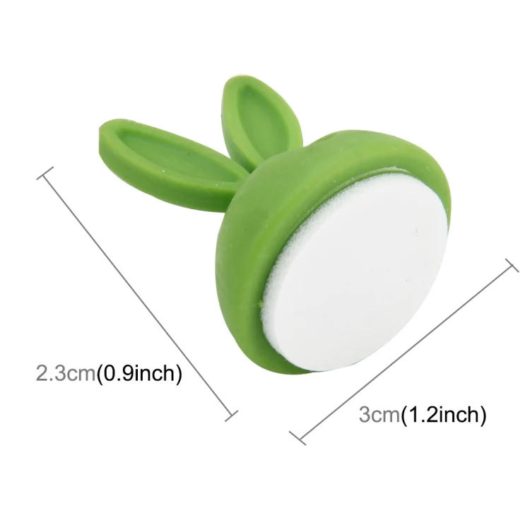 6 PCS CC-941 Rabbit Shape Single Hole Cable Clips Holder, Cable Management System and Cord Organizer Solution(Green) - Image 3