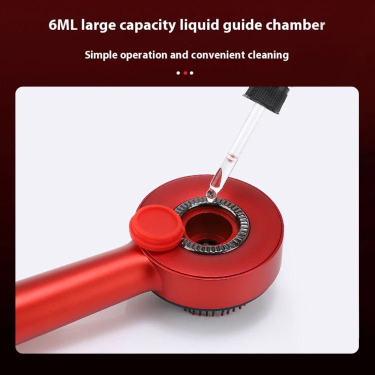 630nm Red Light Massage Comb Scalp Care Liquid Guide Hair Growth Instrument(Red) - Image 8