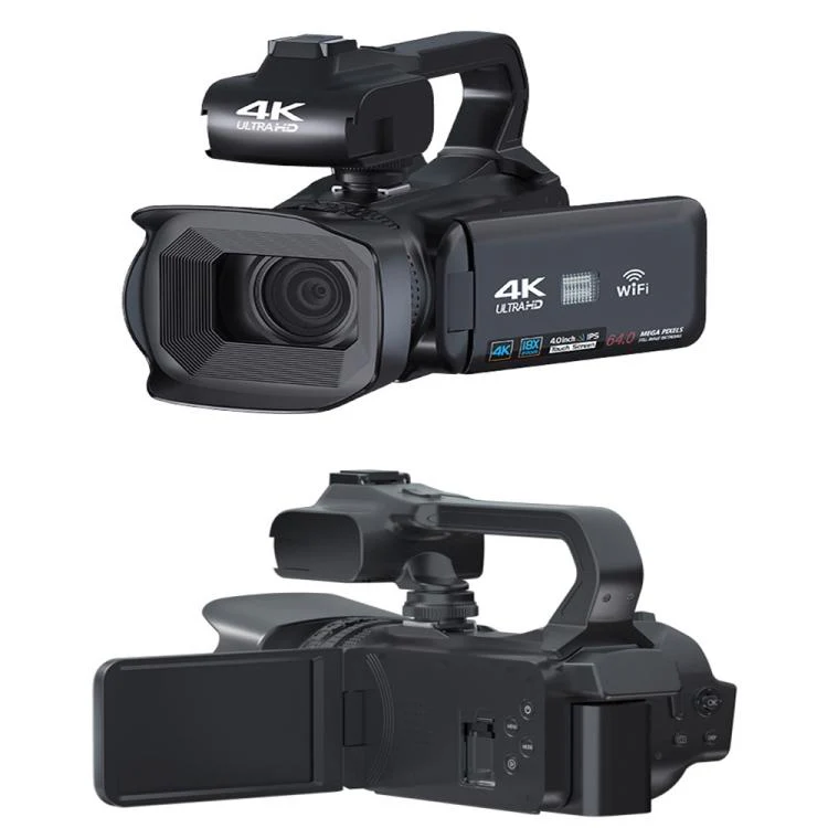 64MP 18X Zoom 4-Inch Touch Screen Handheld Digital Video Camera(32G) - Image 2
