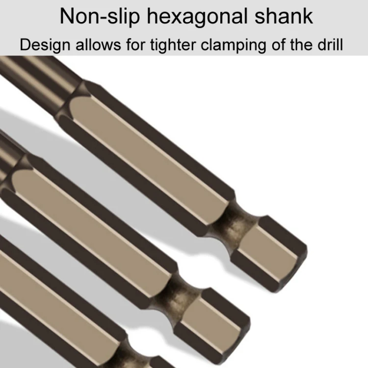 6mm Hexagonal Shank Spiral Flute Cross Alloy Drill Bits Glass Tile Four Edge Drivers - Image 5