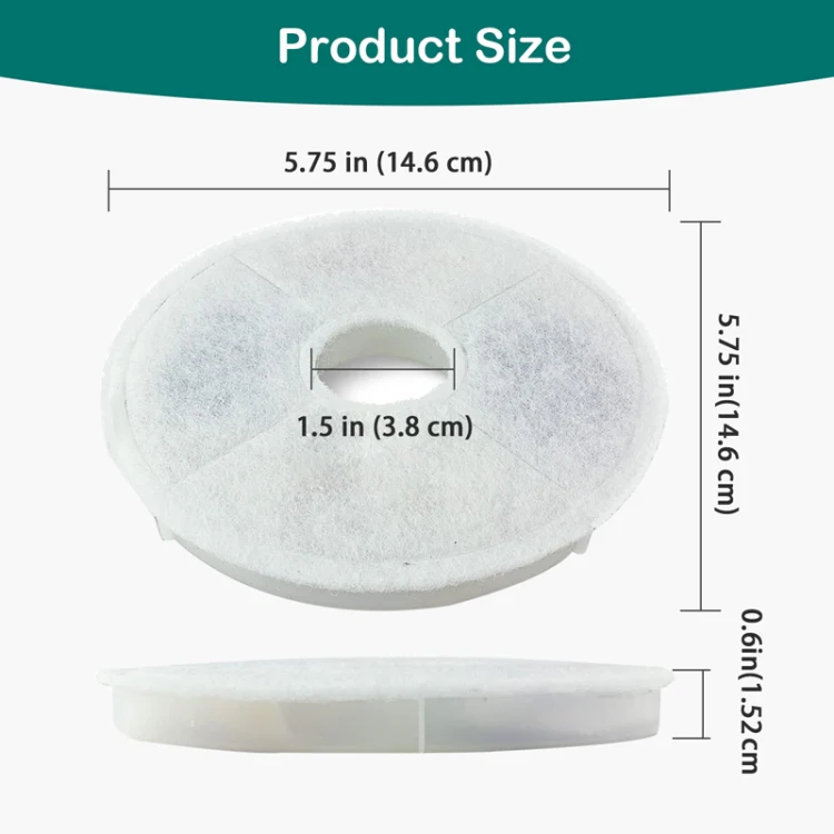 6pcs /Box For Catit Pet Water Fountain Replacement Filters Cat Water Dispenser Filters - Image 3