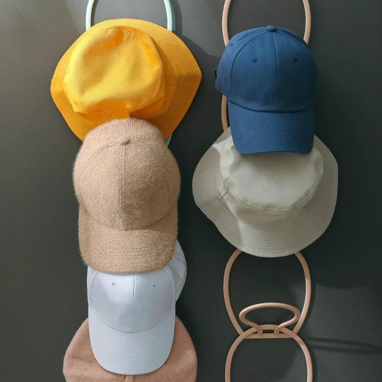 6pcs/pack Multifunctional Hat Storage And Drying Rack Behind The Door Dormitory Scarf Bag Hook(6pcs/pack Grass Green) - Image 4