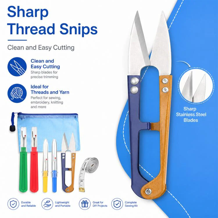 6pcs / Set DIY Sewing Seam Ripper Kit Thread Seam Remover - Image 4