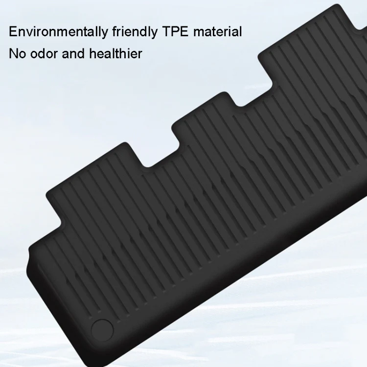 6pcs /Set For Tesla Model 3 Double Layer TPE Injection Car Foot Mats Interior Accessories - Image 3