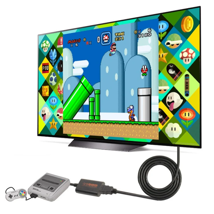 720P Retro Game Console Video Converter HDMI Converter for NGC/N64/SNES/SFC - Image 7