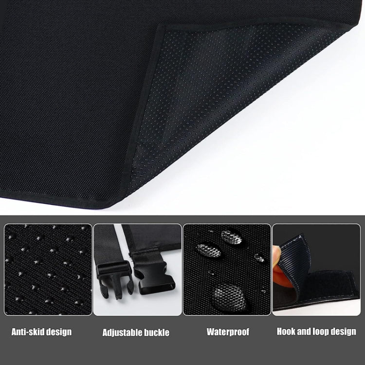 79 x 44cm Kids Airplane Seat Extender Portable Travel Seat Cushion(Blue) - Image 4