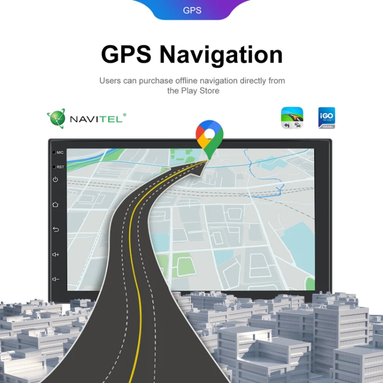 7inch Android 13.0 Dual Butt Universal Wireless Carplay Car Navigation Center Control All-In-One Monitor(Standard+AHD Camera) - Image 9