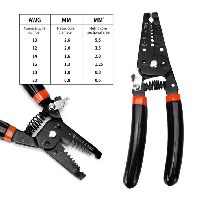 7pcs / Set Quick Change Nine Inch Crimping Pliers Toolbox Combo Set - Image 7