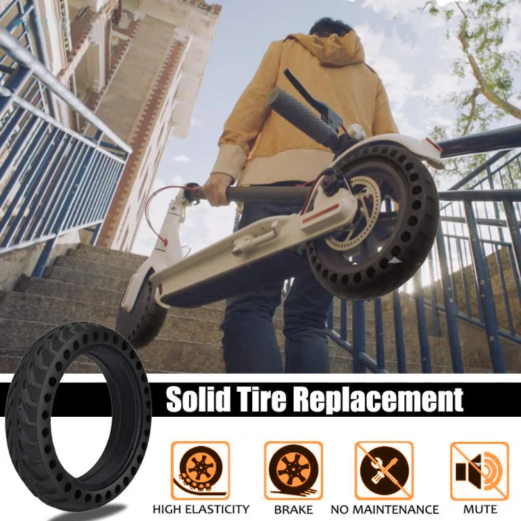 8.5 Inch Electric Scooter Honeycomb Anti-Explosive Tire Resistant Rubber Tire For Xiaomi Mijia M365 / M365 Pro(Black) - Image 6