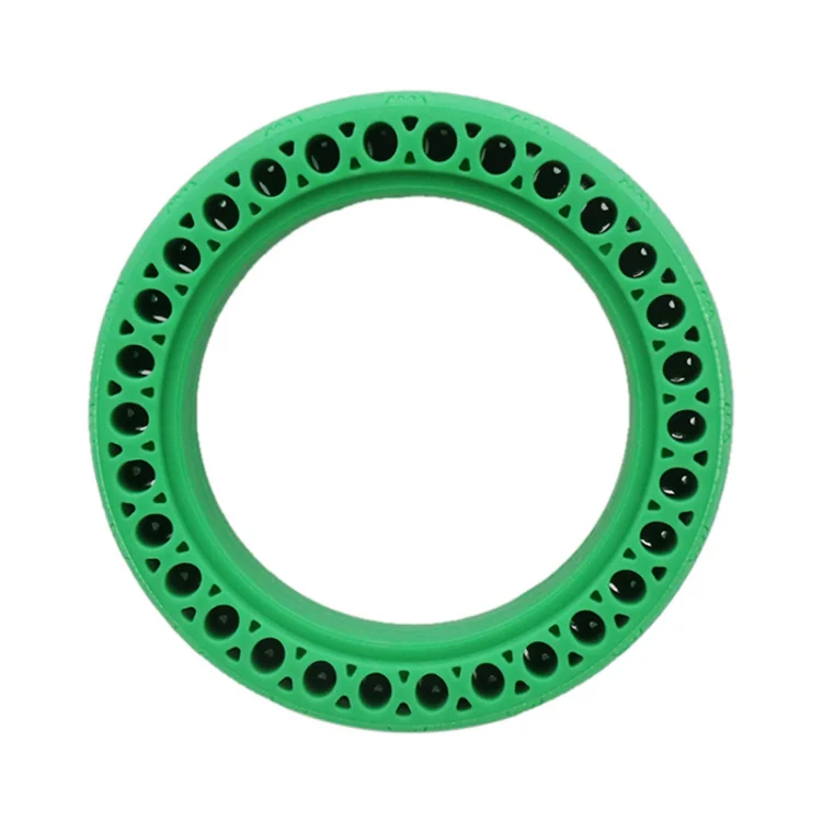 8.5 inch Electric Scooter Wear-resistant Shock-absorbing Decorative Pattern Tire Honeycomb Solid Tire, Suitable for Xiaomi Mijia M365(Green) - Image 2