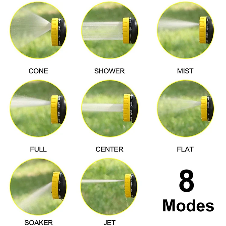 8 in 1 Car Wash Foam Pot Water Sprinkler(Green) - Image 6