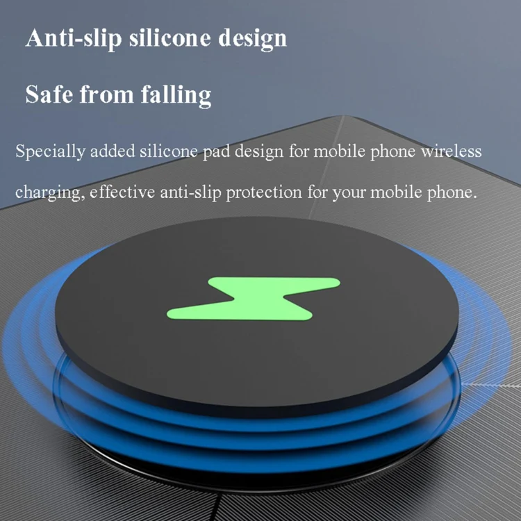 868D 6-In-1 260W High-Power Type-C+USB Multi Ports Charger Supports QI Wireless Charging(US Plug) - Image 8