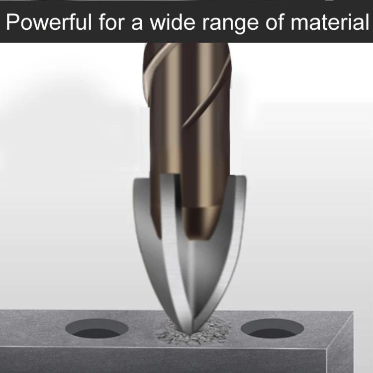 8mm Hexagonal Shank Spiral Flute Cross Alloy Drill Bits Glass Tile Four Edge Drivers - Image 6