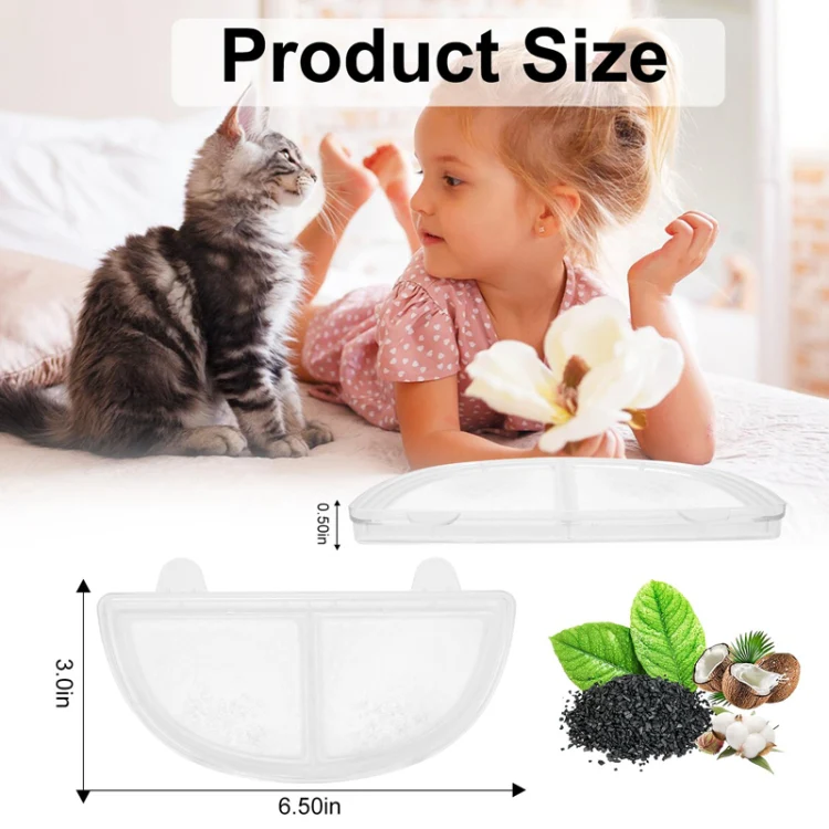 9+9pcs /Box Pet Water Fountain Filters Wireless Cat Fountain Replacement Filter With Pre-Filter Sponges - Image 3