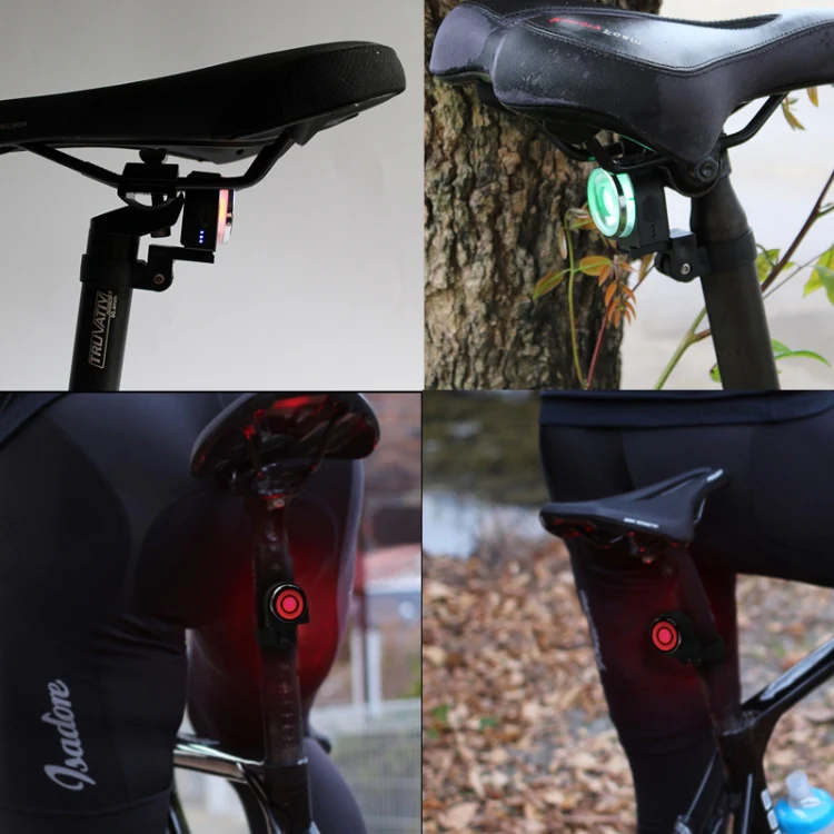 A0 IPX5 Waterproof Seven-color Bicycle USB Charging High Brightness Taillight - Image 11