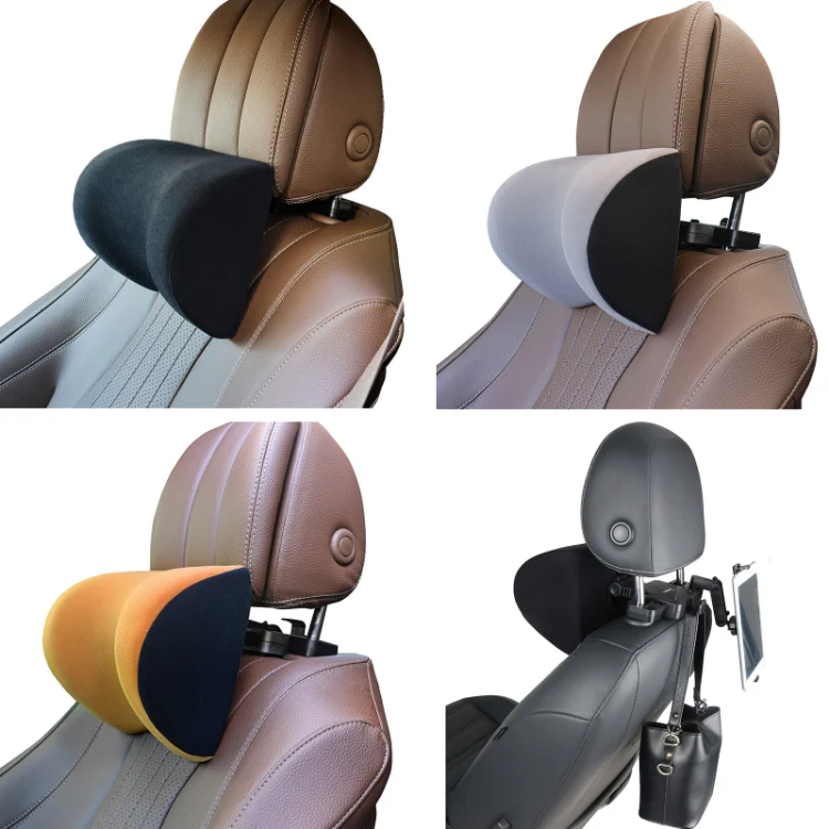 A09 5D Car Universal Adjustment U-shaped Memory Foam Headrest, Color: Black - Image 2