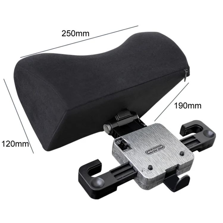 A09 5D Car Universal Adjustment U-shaped Memory Foam Headrest, Color: With Phone Holder - Image 3