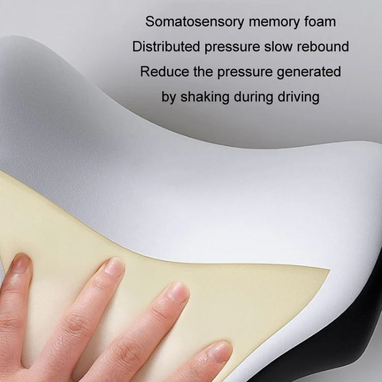 A09 5D Car Universal Adjustment U-shaped Memory Foam Headrest, Color: With Phone Holder - Image 5