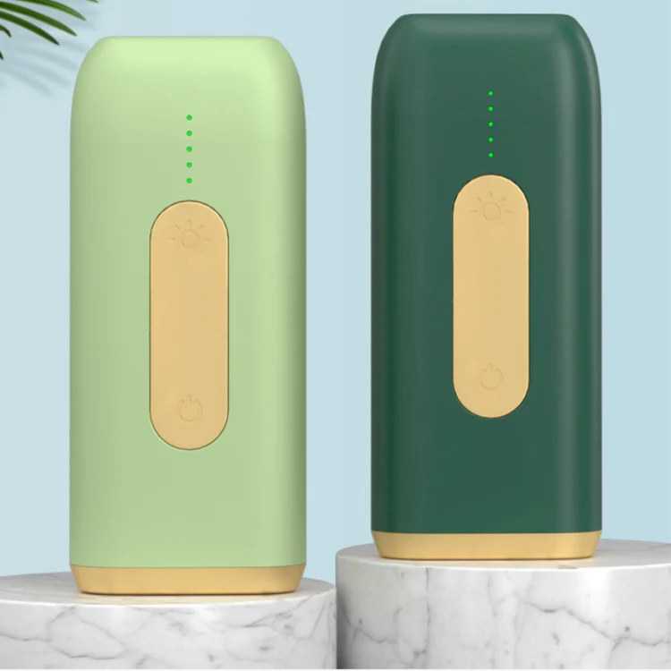 A18 Household Portable Electric Handheld Laser Hair Removal Instrument, Specification:US Plug(Light Green) - Image 2