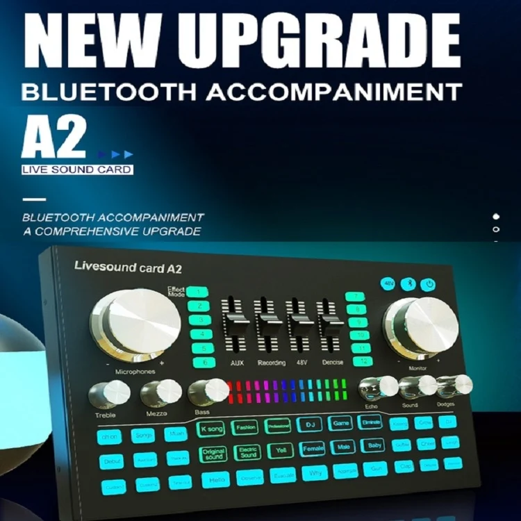 A2 Sound Card Mobile Computer Universal Live K Song Recording Equipment - Image 2