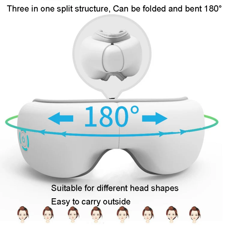 A216 Intelligent Wireless Eye Massage Instrument Pneumatic Vibration Hot Compress Eye Care Instrument(White) - Image 4
