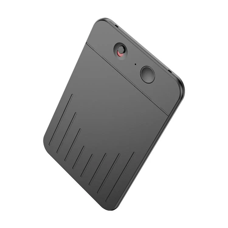 A3 Dual-key V-stripe Texture Ultra-thin AI Smart Voice Recorder Support AIREC-APP, Memory:128GB(Black) - Image 3