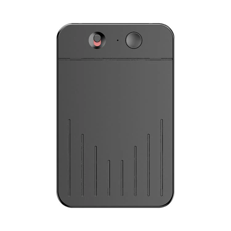 A3 Dual-key V-stripe Texture Ultra-thin AI Smart Voice Recorder Support AIREC-APP, Memory:256GB(Black)