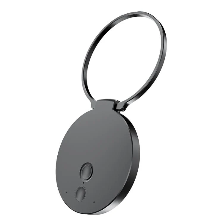 A30 Magnetic Ring AI Voice Recorder & Phone Stand Support AIREC-APP, Memory:128GB(Black)