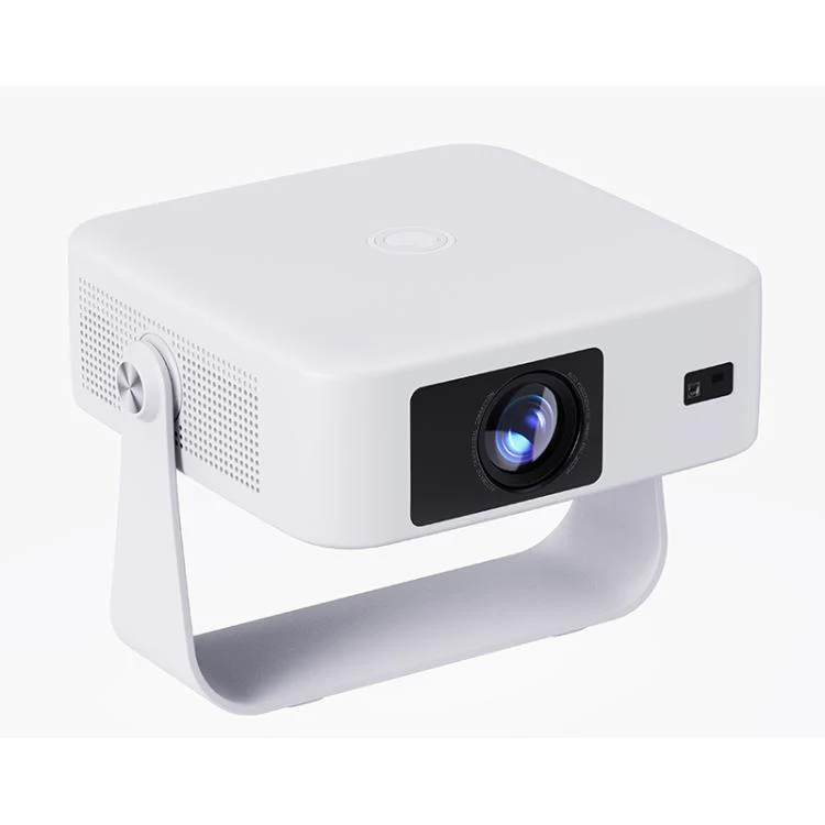 A53 1080P 300ANSI LCD Display Smart Projector, 1GB+8GB, Auto Focus, Plug:EU Plug(White)