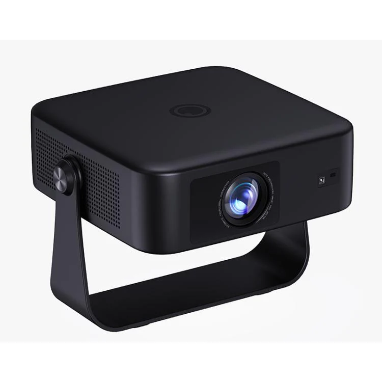 A53 1080P 300ANSI LCD Display Smart Projector, 1GB+8GB, Auto Focus, Plug:UK Plug(Black)