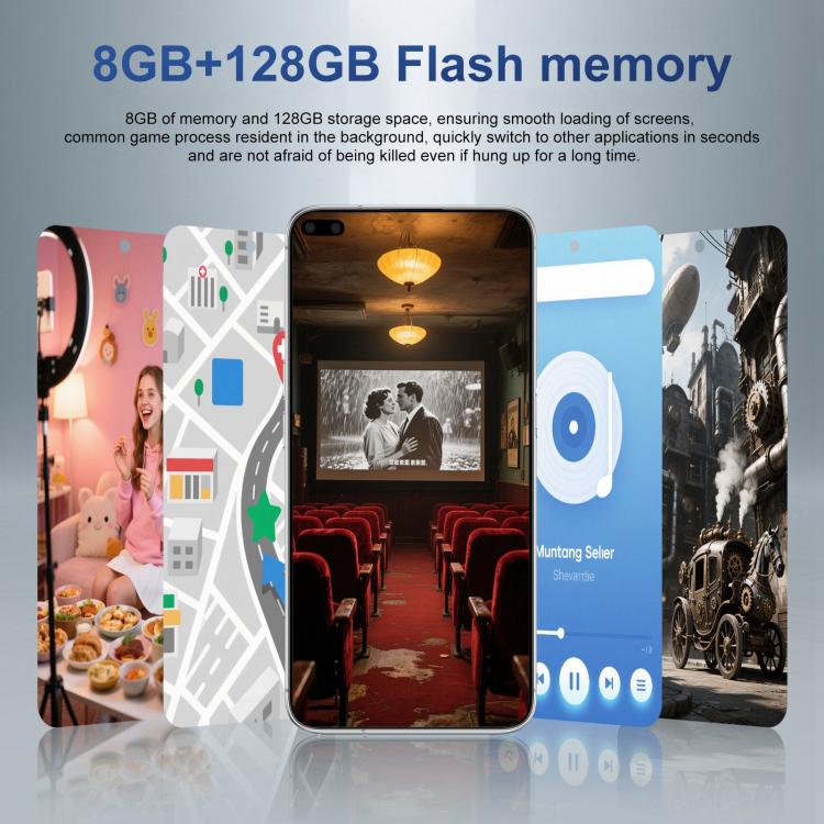 A56 / C100, 8GB+128GB, 6.6 inch Android 10 MTK6873 Octa Core, Network: 5G, Dual SIM, Plug:US Plug(Green) - Image 10