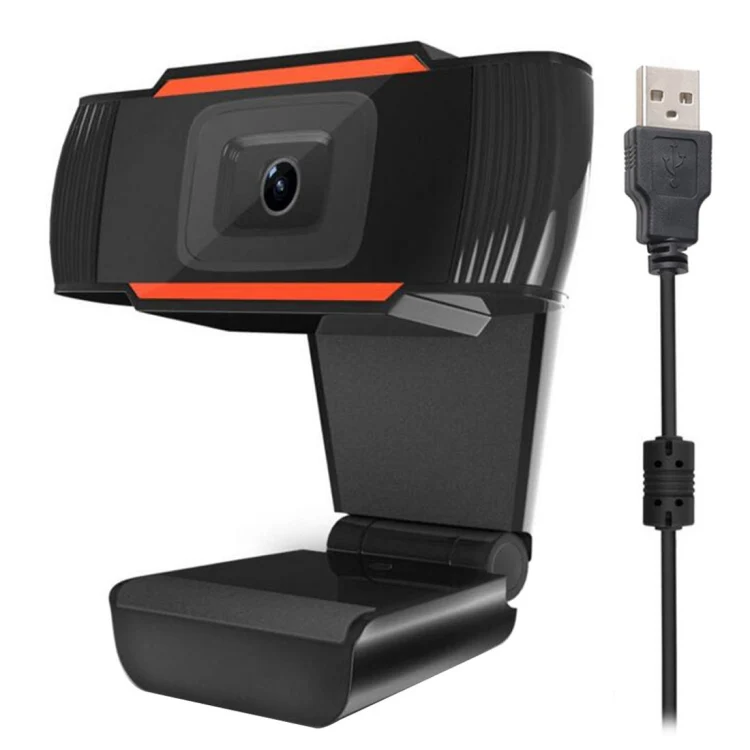 A870 480P Pixels HD 360 Degree WebCam USB 2.0 PC Camera with Microphone for Skype Computer PC Laptop, Cable Length: 1.4m(Orange) - Image 2