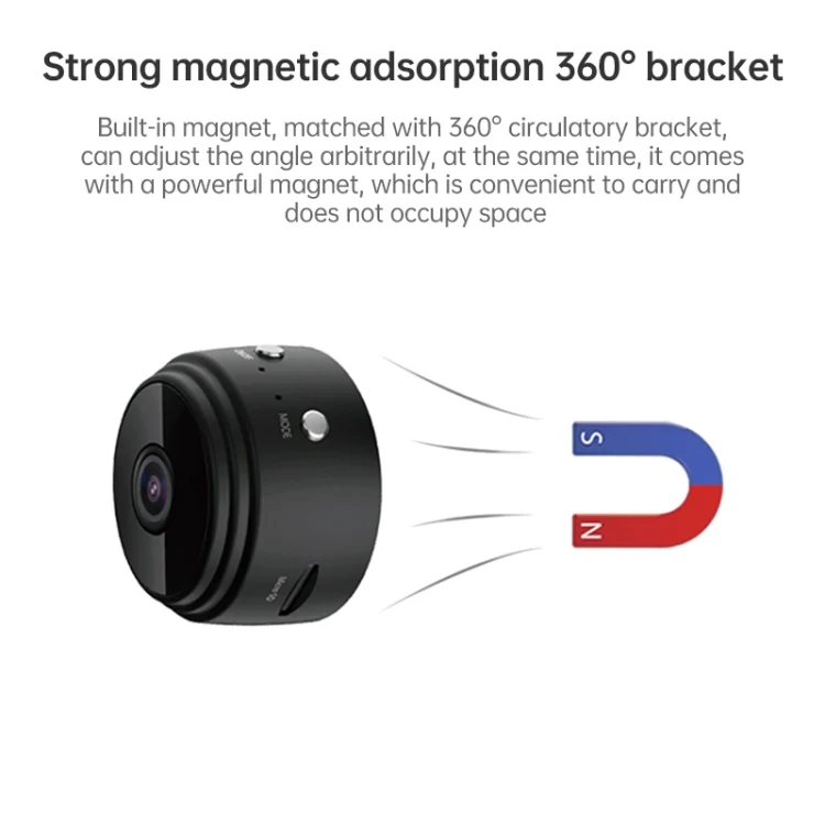 A9 720P Wifi Wireless Network Camera Wide-angle Recorder(Black) - Image 15