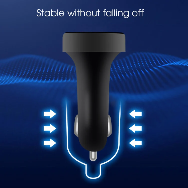 A9 Car FM Transmitter Hands-free Wireless Audio Receiver MP3 Player Dual USB Fast Charger - Image 5