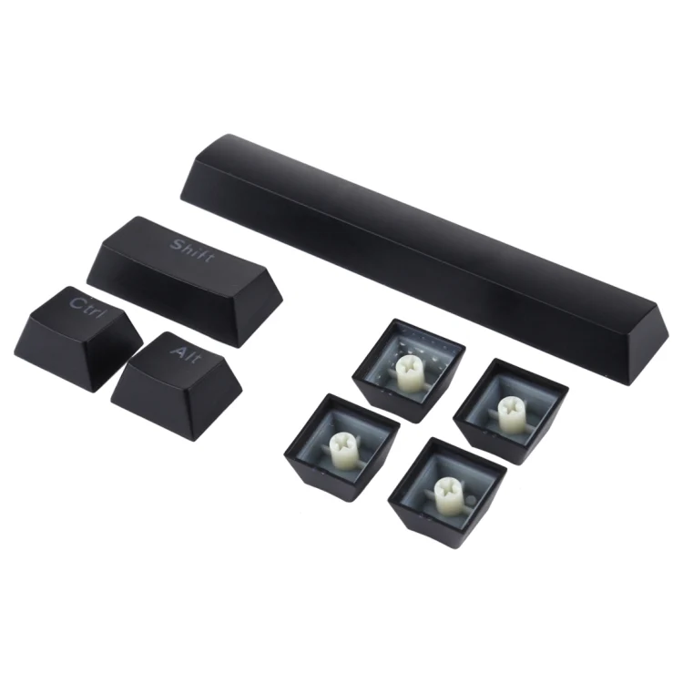 ABS Translucent Keycaps, OEM Highly Mechanical Keyboard, Universal Game Keyboard (Black) - Image 4