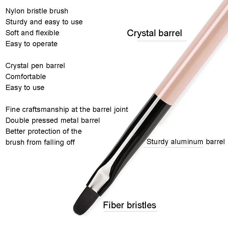 Acrylic Tea Color Pen Brush Beauty Nail Pen Color Painting Drawing Pen Light Therapy Pen(KS06) - Image 5
