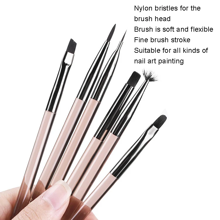 Acrylic Tea Color Pen Brush Beauty Nail Pen Color Painting Drawing Pen Light Therapy Pen(KS08) - Image 7