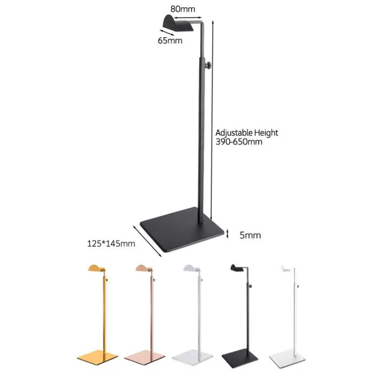 Adjustable Handbag Display Rack Stainless Steel Jewelry Storage Rack, Color: Black Large Arc - Image 2