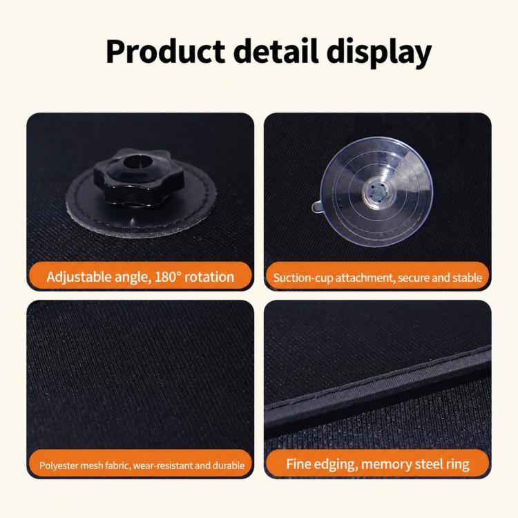 Adjustable Suction Cup Car Window Sun Shade, Summer UV Protection & Heat Insulation Curtain - Image 7