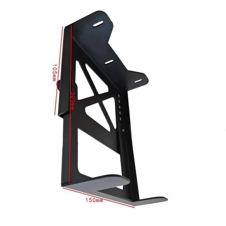 Adjustable Under Desk Mount Metal Holder for NAS, PC, Mini Computer, PS5 Gaming Console Space-Saving Rack(Black) - Image 6
