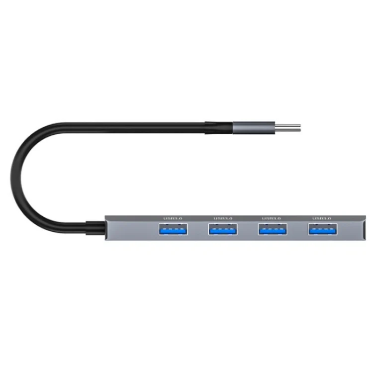 ADS-305C Aluminum Alloy Type-C to 4-Ports USB3.0 USB HUB Laptop Phone Adapter Splitter - Image 3